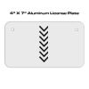4 X 7 Aluminum License Plate  Thumbnail