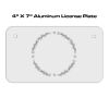 4 X 7 Aluminum License Plate  Thumbnail