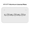 4 X 7 Aluminum License Plate  Thumbnail
