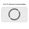 4 X 7 Aluminum License Plate  Thumbnail