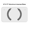 4 X 7 Aluminum License Plate  Thumbnail