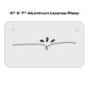 4 X 7 Aluminum License Plate  Thumbnail