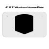 4 X 7 Aluminum License Plate  Thumbnail