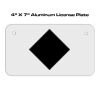 4 X 7 Aluminum License Plate  Thumbnail
