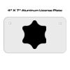 4 X 7 Aluminum License Plate  Thumbnail