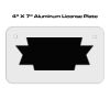 4 X 7 Aluminum License Plate  Thumbnail