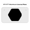 4 X 7 Aluminum License Plate  Thumbnail