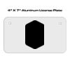 4 X 7 Aluminum License Plate  Thumbnail