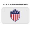 4 X 7 Aluminum License Plate  Thumbnail