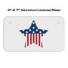 4 X 7 Aluminum License Plate  Thumbnail