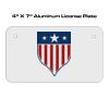 4 X 7 Aluminum License Plate  Thumbnail