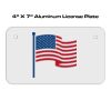 4 X 7 Aluminum License Plate  Thumbnail