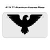 4 X 7 Aluminum License Plate  Thumbnail
