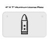 4 X 7 Aluminum License Plate  Thumbnail