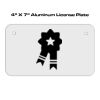 4 X 7 Aluminum License Plate  Thumbnail