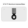 4 X 7 Aluminum License Plate  Thumbnail