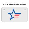 4 X 7 Aluminum License Plate  Thumbnail