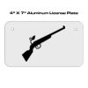 4 X 7 Aluminum License Plate  Thumbnail