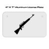 4 X 7 Aluminum License Plate  Thumbnail