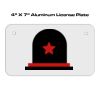 4 X 7 Aluminum License Plate  Thumbnail
