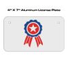 4 X 7 Aluminum License Plate  Thumbnail