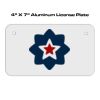 4 X 7 Aluminum License Plate  Thumbnail