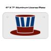 4 X 7 Aluminum License Plate  Thumbnail