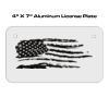 4 X 7 Aluminum License Plate  Thumbnail