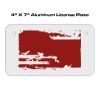4 X 7 Aluminum License Plate  Thumbnail