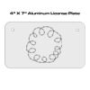 4 X 7 Aluminum License Plate  Thumbnail