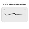 4 X 7 Aluminum License Plate  Thumbnail