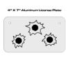 4 X 7 Aluminum License Plate  Thumbnail