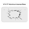 4 X 7 Aluminum License Plate  Thumbnail