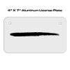4 X 7 Aluminum License Plate  Thumbnail