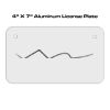 4 X 7 Aluminum License Plate  Thumbnail