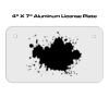 4 X 7 Aluminum License Plate  Thumbnail
