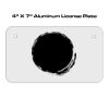 4 X 7 Aluminum License Plate  Thumbnail