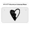 4 X 7 Aluminum License Plate  Thumbnail