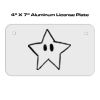 4 X 7 Aluminum License Plate  Thumbnail