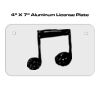 4 X 7 Aluminum License Plate  Thumbnail