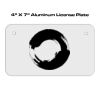 4 X 7 Aluminum License Plate  Thumbnail