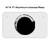 4 X 7 Aluminum License Plate  Thumbnail