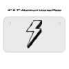 4 X 7 Aluminum License Plate  Thumbnail