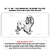6 X 12 Full Size Aluminum License Plate for Cars and Trucks  Thumbnail