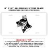 6 X 12 Full Size Aluminum License Plate for Cars and Trucks  Thumbnail