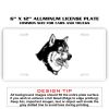 6 X 12 Full Size Aluminum License Plate for Cars and Trucks  Thumbnail
