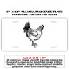 6 X 12 Full Size Aluminum License Plate for Cars and Trucks  Thumbnail