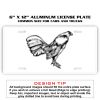 6 X 12 Full Size Aluminum License Plate for Cars and Trucks  Thumbnail