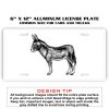 6 X 12 Full Size Aluminum License Plate for Cars and Trucks  Thumbnail