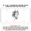 6 X 12 Full Size Aluminum License Plate for Cars and Trucks  Thumbnail